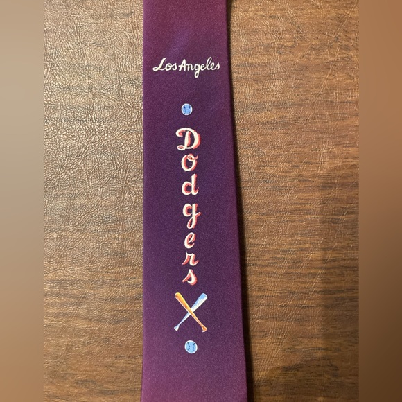 Los Angeles Dodgers team licensed Men’s Tie, brand new, late 1950’s, but faded. - Picture 2 of 7